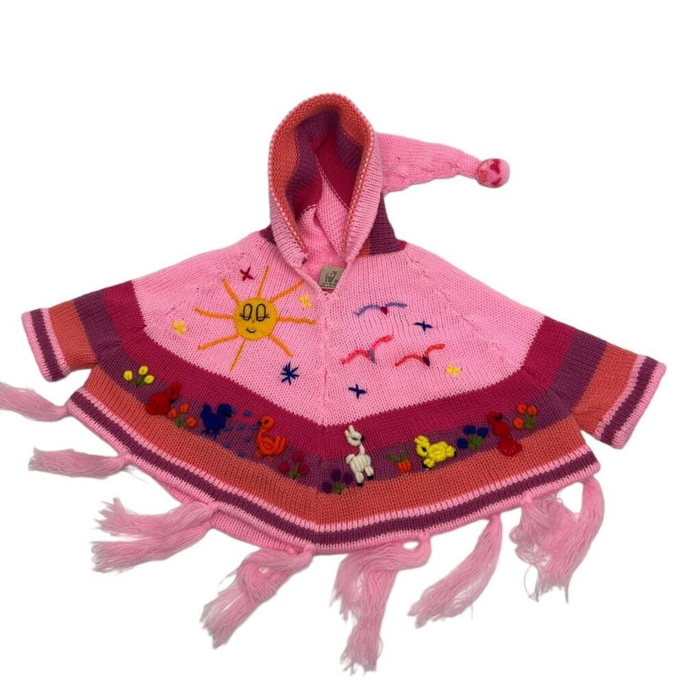 Lucy Iburg Hand Woven Pink Pocho SZ 0